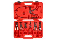 Juego de alicates para abrazaderas de manguera, 7 piezas.