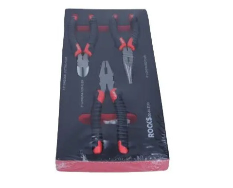 Juego de alicates Rooks, 3 piezas