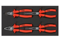 Juego de alicates sónicos (alemán) de 4 piezas