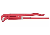 Llave de tubo de fuerza con mordaza inclinable de 90°, 440 mm de largo, 0-60 mm
