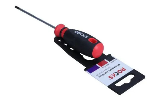 Destornillador plano Rooks SL3,5 x 100 mm, Imagen 2