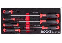 Juego de destornilladores Rooks PH, 7 piezas