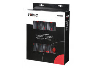 Juego de destornilladores de 20 piezas.