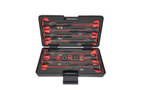 Juego de destornilladores de precisión planos y de estrella, 8 piezas