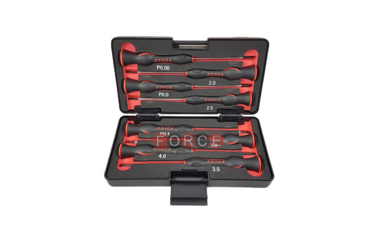 Juego de destornilladores de precisión planos y de estrella, 8 piezas