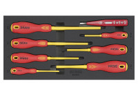 Juego de destornilladores sónicos SFS 1/3 de 8 piezas