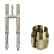 Casquillos de montaje Rooks para juntas de suspensión de 35-43 mm, 9 piezas, Miniatura 2