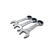 Juego de llaves de carraca de anillo extra cortas 8-19 mm 12 piezas, Miniatura 4