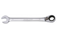 Llave combinada de trinquete, reversible, de 12 lados, 14 mm