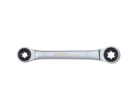 Llave de anillo de trinquete doble TX-E E10xE12