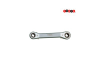 Llave de trinquete Force Ring Torx 15° doblada 22x24