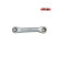 Llave de trinquete Force Ring Torx 15° doblada 22x24