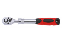 Carraca de 1/4", telescópica de 72 dientes
