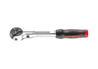 Llave de trinquete flexible reversible de 1/4" de fuerza, 72 dientes, 148 mm de largo