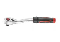 Llave de trinquete reversible de fuerza 1/4" curva 36 dientes 143mmL