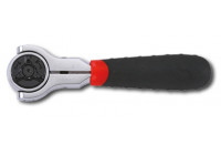 Trinquete de 3/8", con cabeza giratoria, corto 72 dientes