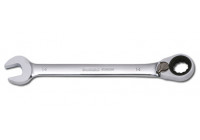 Llave combinada de trinquete, reversible, 12 lados, 11 mm