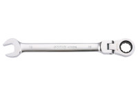 Llave de anillo de trinquete de bisagra de 12 lados de 13 mm