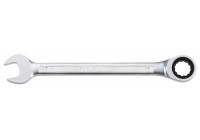 Llave combinada de trinquete, recta, 12 lados, 15 mm