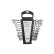 Llave de anillo/trinquete flexible, 12 piezas
