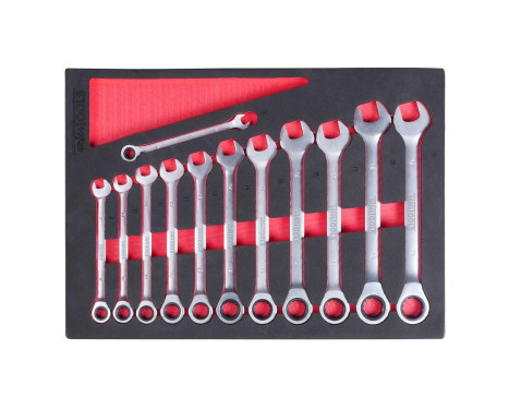 Llaves de trinquete de anillo 12 piezas