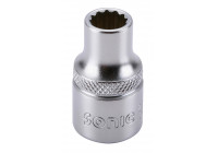 Dado de 1/2", 12 puntas 3/8" (SAE)