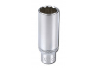 Dado de 1/4", 12 puntas de largo 12 mm