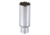 Dado de 1/4", 12 puntas de largo 13 mm