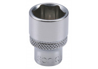 Dado de 1/4", 6 lados, 13 mm