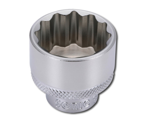 Dado de 3/8", 12 puntas, 22 mm