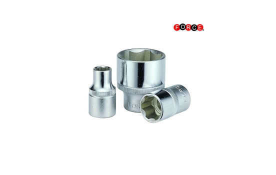 Dado de fuerza de 1/4", perfil ondulado de 6 lados de 6 mm, Imagen 2