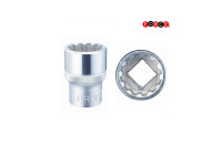 Dado de fuerza de 3/8" multidiente de 24 mm