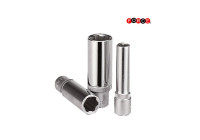 Dado de fuerza largo de 3/8" (perfil de golf) de 9 mm