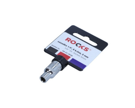Dado Rooks de 1/4", 6 lados, 5 mm