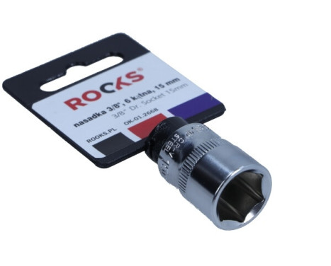 Dado Rooks de 3/8", 6 lados, 15 mm