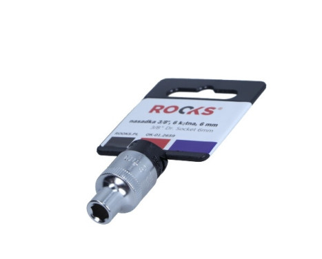 Dado Rooks de 3/8", 6 lados, 4 mm
