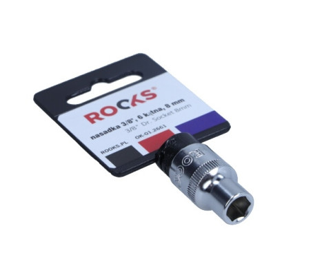 Dado Rooks de 3/8", 6 lados, 8 mm