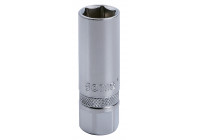 Vaso para bujías de 1/2", con clip interior de 16 mm
