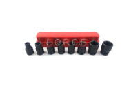 Juego de 8 vasos de impacto de 3/8"