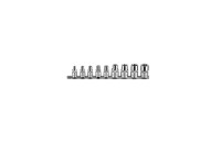 Juego de llaves de vaso Torx de 3/8", 9 piezas