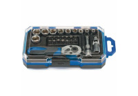 Juego de trinquete y dado Draper de 1/4" (27 piezas)