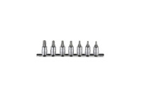 Juego de vasos de 1/4" Torx de 5 caras con orificio TS, 7 piezas