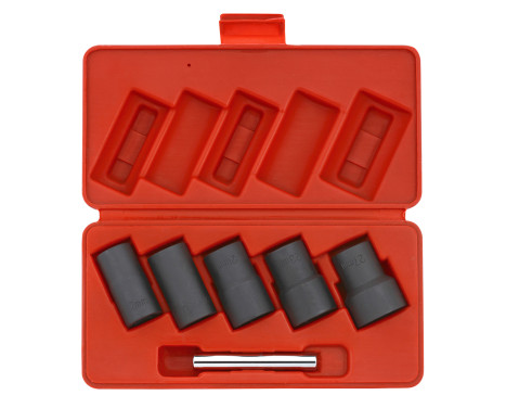 Juego de vasos espirales de 1/2", 5 piezas.