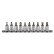 Juego de vasos planos Philips Pozidriv de 1/4", 10 piezas, Miniatura 2