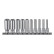 Juego de vasos Torx de 1/4" largos, 10 piezas, Miniatura 2