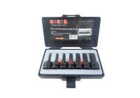 Juego de 7 puntas de vaso hexagonales de 1/2" de impacto