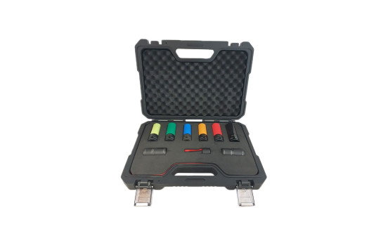 Juego de llaves de vaso para tornillos de rueda