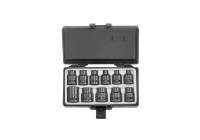 Juego de llaves de vaso Torx Force 4117 de 1/2, 11 piezas