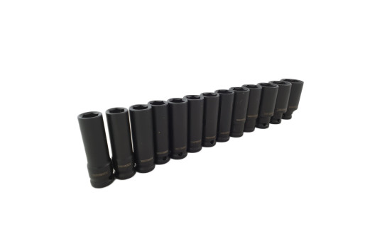 Juego de vasos de impacto de 1/2'' largos, 13 piezas, Imagen 4