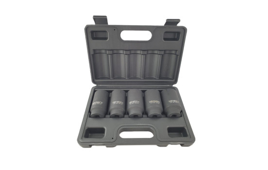 Juego de vasos de impacto de 1/2" largos de 12 lados / 5 piezas